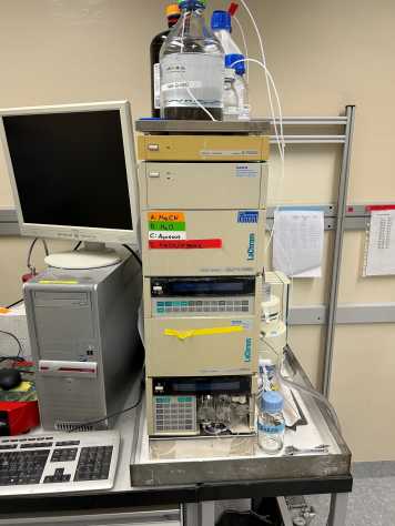 HPLC with radio-detector